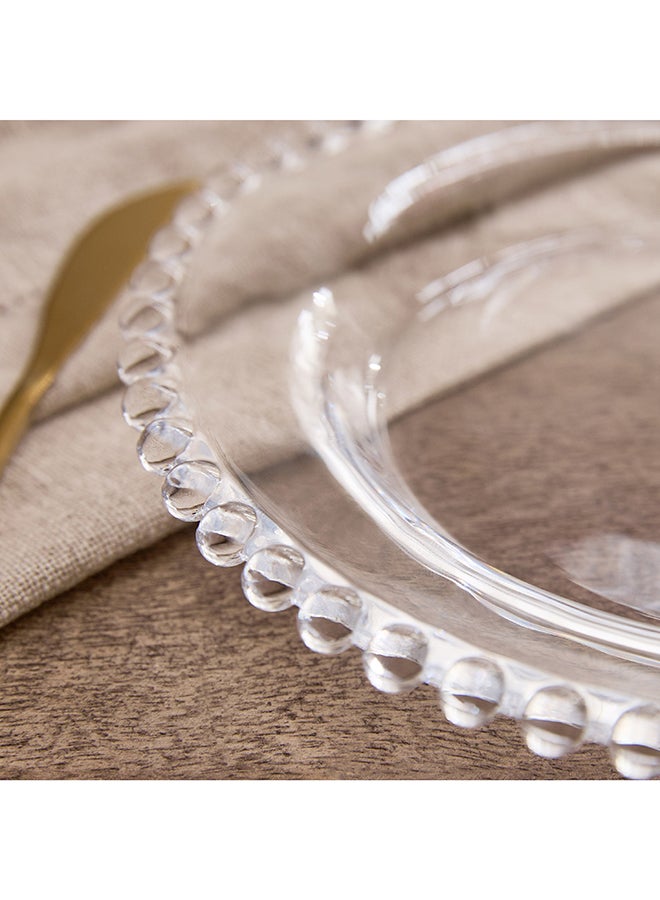 Home Box طبق تقديم مريام المزخرف - شفاف - 21 سم - Image 3